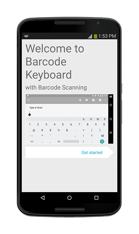 Barcode-Scanner Keyboard Installation